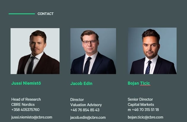 CBRE Living Market Figures Q1 2025 Contacts