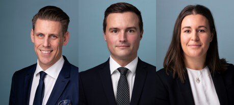 Andreas Eckermann, Christoffer Nord & Gabriella Johnson