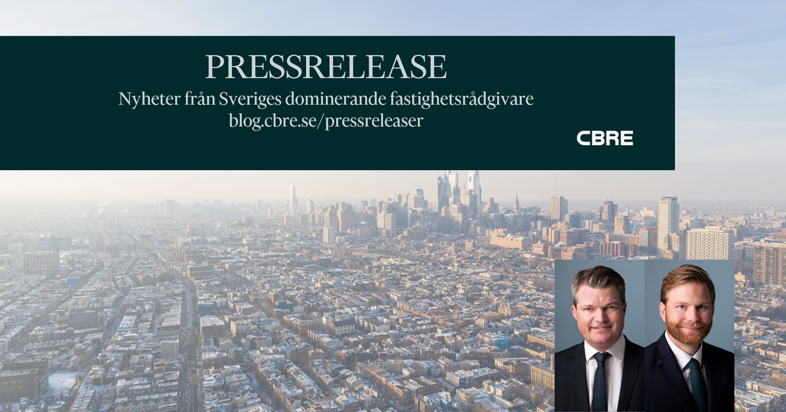 CBRE rekryterar till Capital Markets och Workplace
