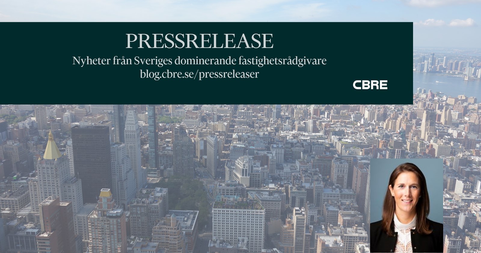 CBRE fortsätter växa – värvar fyra nya