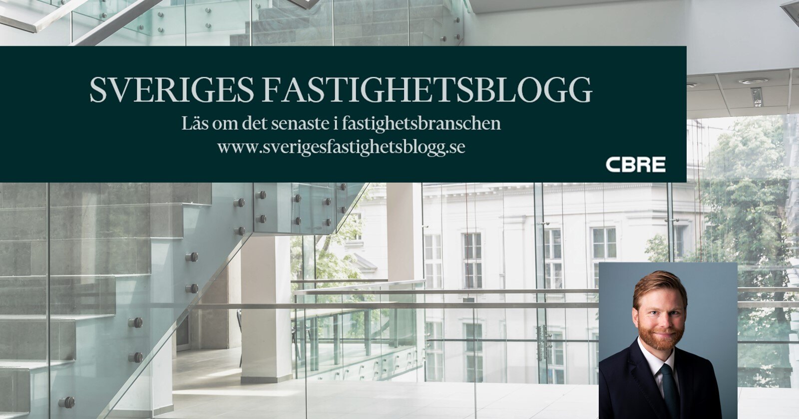 Anders Hansén presenterar CBREs C-Suite Perspectives