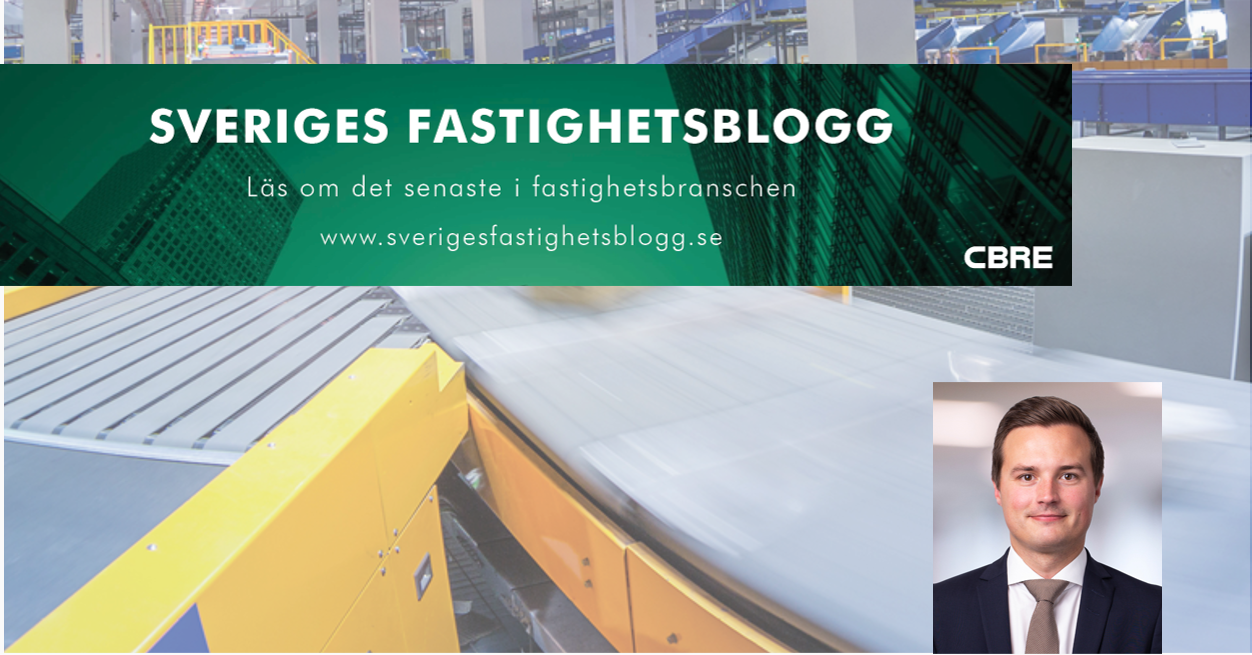 CBREs svenska expert, Christoffer Bladh Nord presenterar rapporten 