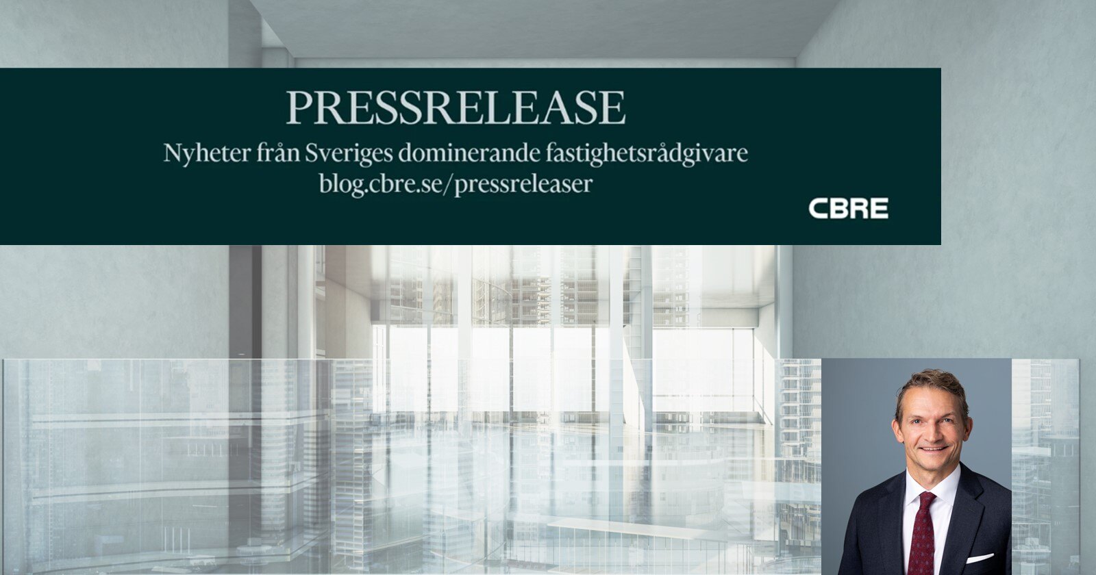CBRE flyttar till nytt huvudkontor i Stockholm.