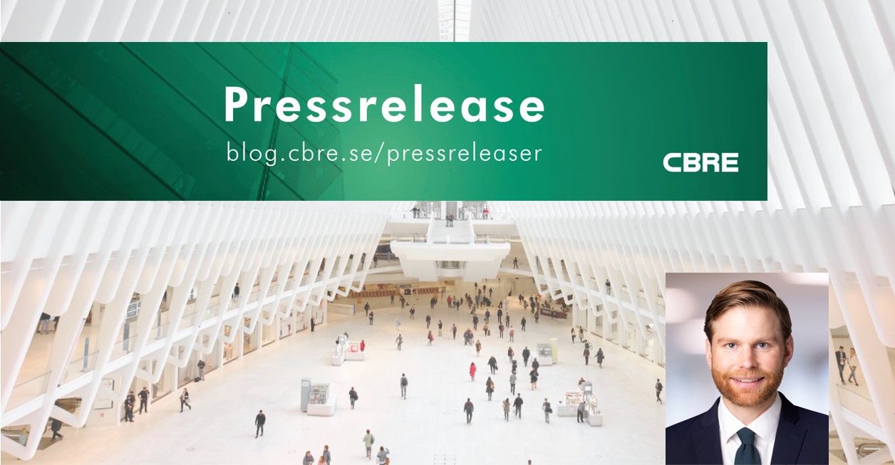 CBRE rekryterar Philip Nilsson som senior rådgivare till teamet Hyresgästrådgivning. 