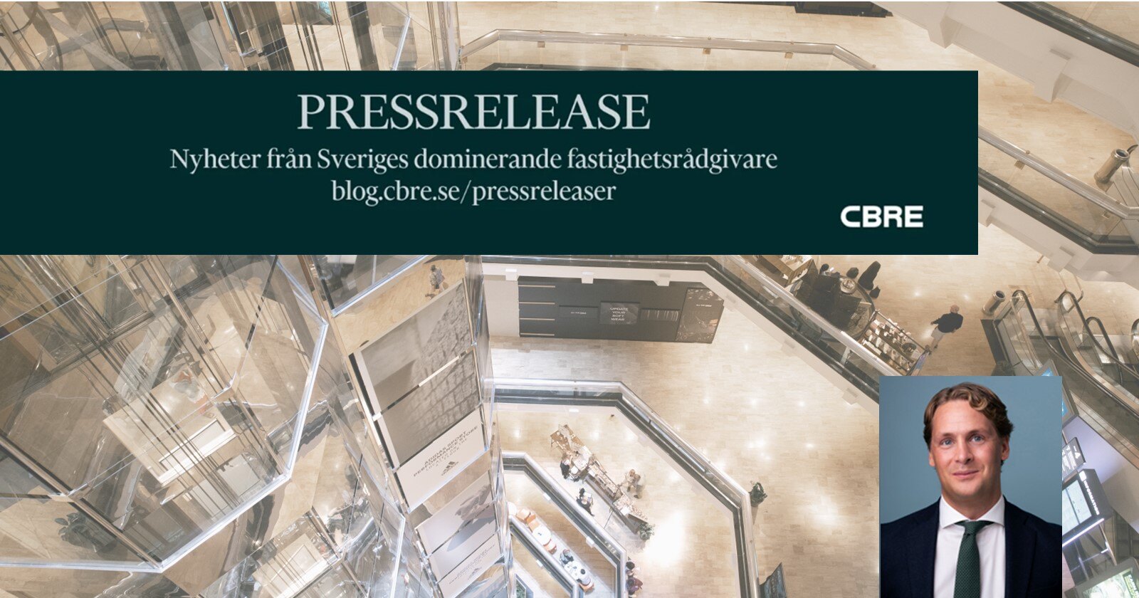 CBRE fortsätter rekrytera och välkomnar Cathrine Söderström.